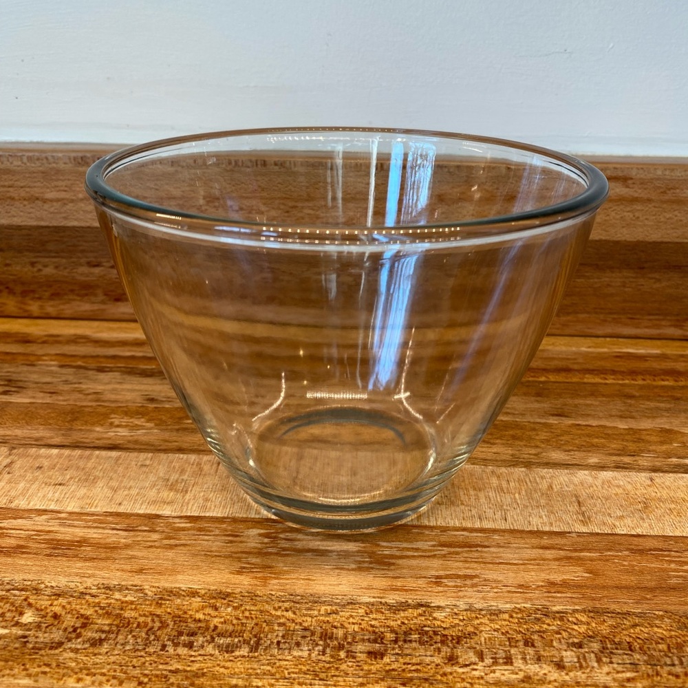ANCHOR HOCKING CONTEMPORARY GLASS SERVING BOWL SMALL MIXING SNACK BOWL